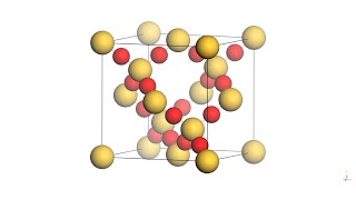 SiO2  3D crystal structure of SiO2  AB2 type crystal [upl. by Annaigroeg]