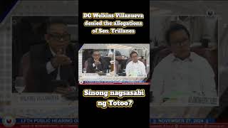 Former PDEA DG Villanueva response to Former Sen Trillanes during the Quadcom Hearing [upl. by Anahs]