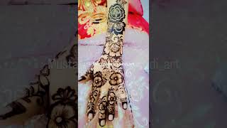 Hibiscus khafif mehendi designviralvideo mehndi viralreels [upl. by Droffats783]