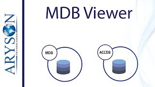 How to Open Access Database from MDB amp ACCDB File Using MDB Viewer [upl. by Nedyarb583]