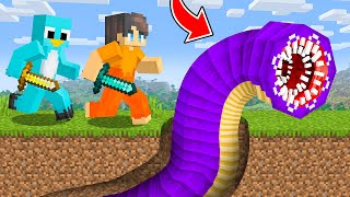 HUNTERS vs WORM SPEEDRUNNER in Minecraft [upl. by Ocir]