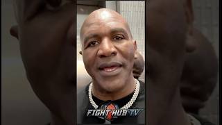 Evander Holyfield REACTS To Mike Tyson vs Jake Paul Fight [upl. by Iras536]