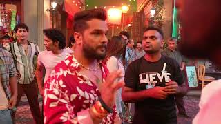 Khesari Lal Yadav live shootBhojpuri hero2024 mumbai [upl. by Yztim898]