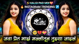 जवा प्रेत माझं गल्लीतून तुझ्या जाईलं Dj Song  Java Pret Maz Gallitun Tuzya Jail Dj Song  Halgi Pad [upl. by Gough]