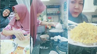 Erma Fatimah Dan Mak Semah buat popia basah sambil borak2 [upl. by Annohsed]