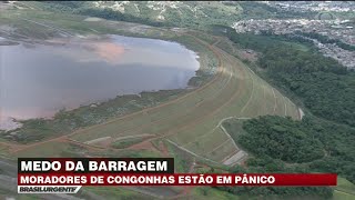 MG Cidade de Congonhas é ameaçada por barragem [upl. by Ainahtan]