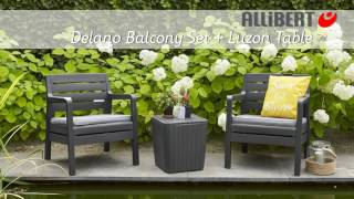 Allibert Delano Balcony Set with Luzon Table Assembly video [upl. by Illil273]