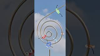 Screaming jellyrings on a spiral 3danimation character jelly jellyring livewallpaper [upl. by Nathaniel]