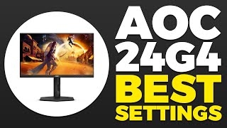 AOC 24G4 Best Settings [upl. by Dempstor]