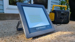 LEPOWER 15000 Lumen 150W Flood Light Review [upl. by Roach]