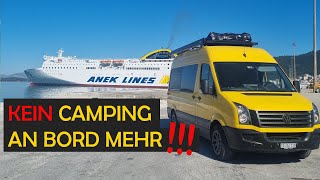 EXKLUSIV❗️・ANEK stellt Camping an Bord 2025 EIN ・Alle Infos ⛴️ [upl. by Oiramd]