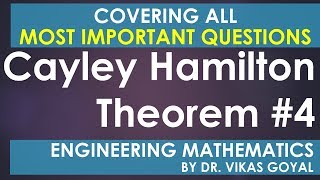 Cayley Hamilton Theorem 4 in Hindi MImp in Matrices Engineering Mathematics [upl. by Anyer301]