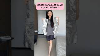 ĐÔI BOOTS LẤP LA LẤP LÁNH fashion stylish shorts [upl. by Berardo744]