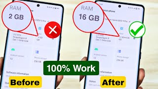 Add 16 GB Extra RAM in Any Phone Without Root 2024 New Trick  BGMI Lag Fix  Phone Hang fix [upl. by Birck]