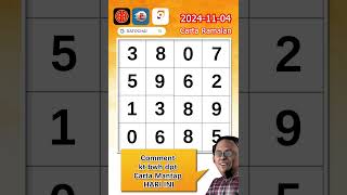 Carta Ramalan 4D Prediction Gd Lotto 110424  Dato Chai ramalan4d gdlotto4dchart 9lotto4D [upl. by Rehotsirhc453]