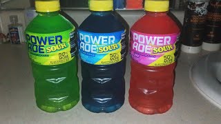 trying watermelon sour Powerade for the first time is it good [upl. by Llerraj109]