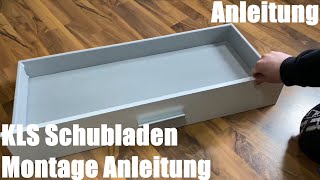 KLS Schubladen Montage Anleitung  Wimex Kleiderschrank Drehtürenschrank Schublade Montageanleitung [upl. by Starobin235]