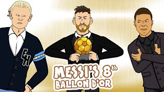 Messi wins his 8th Ballon dOr🏆🏆🏆🏆🏆🏆🏆🏆 [upl. by Femmine]