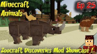 Zoocraft Discoveries Mod Showcase Minecraft Animals Ep25 Minecraft 1122 [upl. by Ttoille]