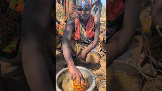 See Beautiful girls Hadzabe tribe Cooks Meal😋 So Deliciousbushmen Culture traditional [upl. by Anaiuq]