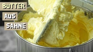 Butter aus Sahne herstellen [upl. by Haman]