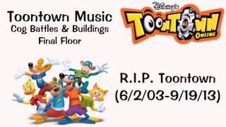 Toontown Music Cog Battles amp Buildings Final Floor [upl. by Dearr293]