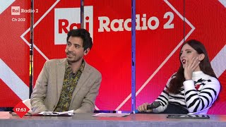 Lundini io e Dito siamo Romani con Ditonellapiaga  Radio2 Speciale Sanremo con Valerio Lundini [upl. by Greabe]