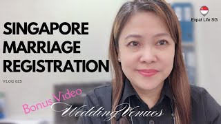 Singapore Marriage Registration [upl. by Ueik]