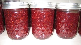 How to make strawberry jam Quick Easy Recipe with Pectin Canning Jars Strawberries Fruit Preserves [upl. by Romito]