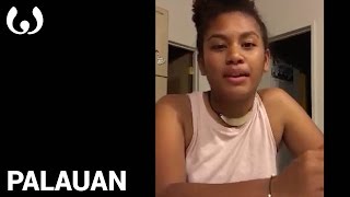 Oluchel speaking Palauan  Pacific Islander languages  Wikitongues [upl. by Nita]