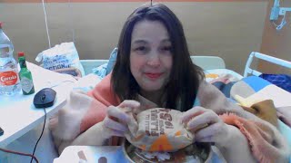 Part 2 Burger King France Salad amp Whopper Mukbang  American Woman SharingBites [upl. by Hertha733]