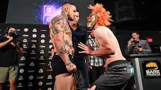 1 Punch KO Full Fight Famez vs Clown Paul Teague [upl. by Anitsrik]