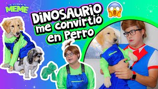 Me converti en perro por un día  Rompí el vidrio de mi vecino  Dinosaurio me convirtió en perro [upl. by Seavey]