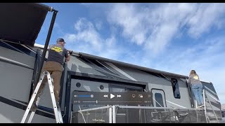 How to install an Dometic 9100 RV Awning [upl. by Jarita424]