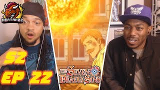 Escanor Vs Estarossa The Seven Deadly Sins 2x22 Reaction [upl. by Thomajan]