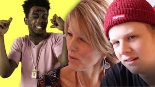 Mom reacts to quotDesiigner Spits a Few Bars Over the Addams Family Theme Songquot [upl. by Jessamyn]