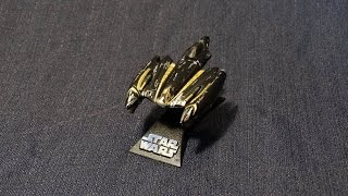 Star Wars Titanium Series Vehicle Review General Grievous Starfighter [upl. by Ycinuq]