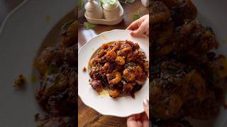 Spicy Prawn Fry  Easy prawn Recipe shortscooking [upl. by Johnath]