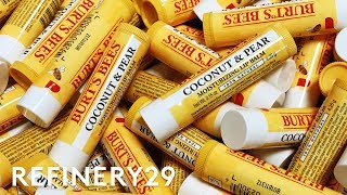 How Burts Bees Lip Balm Is Made  How Stuff Is Made  Refinery29 [upl. by Nivlad]