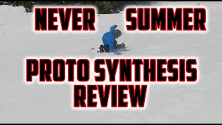 Never Summer Protosynthesis 2021 Snowboard Review [upl. by Natal550]