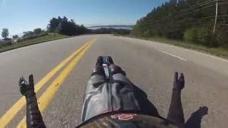 LUltime Descente Street Luge Top Speed Raw Run No Crash [upl. by Oneg]