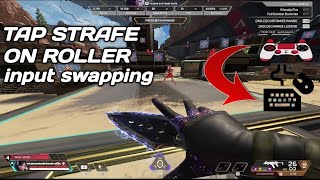 Tap Strafing On Controller using Input Switching after CFG ban in Apex Legends [upl. by Ecirtnom632]