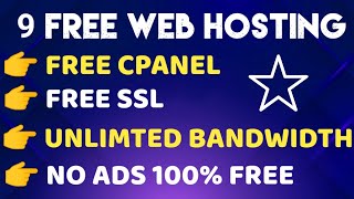 9 Best Lifetime Free Hosting  Top 9 Free Hosting Lifetime  WordPress Free Hosting With C panel [upl. by Thomas283]