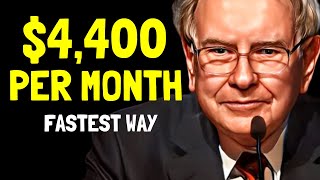 Warren Buffett The FASTEST Way To Living Off Dividends 4400month [upl. by Lowenstein441]