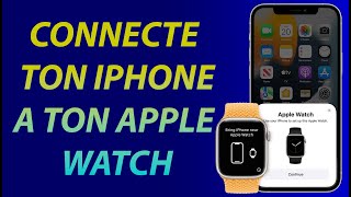 COMMENT CONNECTER SON APPLE WATCH SUR UN NOUVEL IPHONE ça marche pour toutes les Watchs [upl. by Derzon]