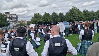 Inveraray amp District Pipe Band Medley Practice  World Pipe Band Championships 2024 [upl. by Neerhtak]