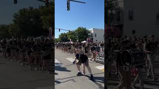 Seventh and Eighth grade marching band in the Perrysburg Ohio Homecoming Parade [upl. by Mccafferty]