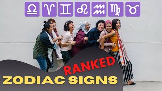 All Zodiac Signs Ranked Worst To Best [upl. by Audre]