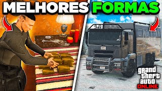 6 MELHORES MANEIRAS de GANHAR DINHEIRO SOLO no GTA 5 ONLINE 2024 [upl. by Sidonius293]