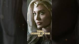 Who Else loved Angelina Jolie as Thena Goddess of War 🔥  Eternals Edit marvel shorts edit [upl. by Ingrim]